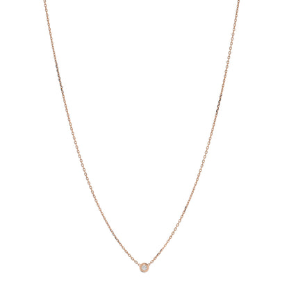 Cartier 18K Pink Gold Diamond XS D'Amour Pendant Necklace 1 of 5