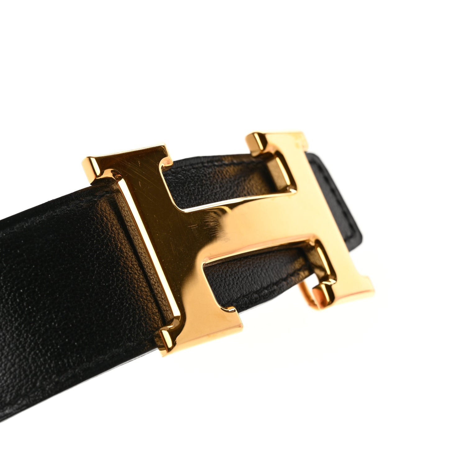 135 Togo 32mm H Belt 75/30 Black Gold