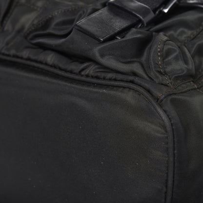 Prada Nylon Vela Medium Backpack Black 8 of 17