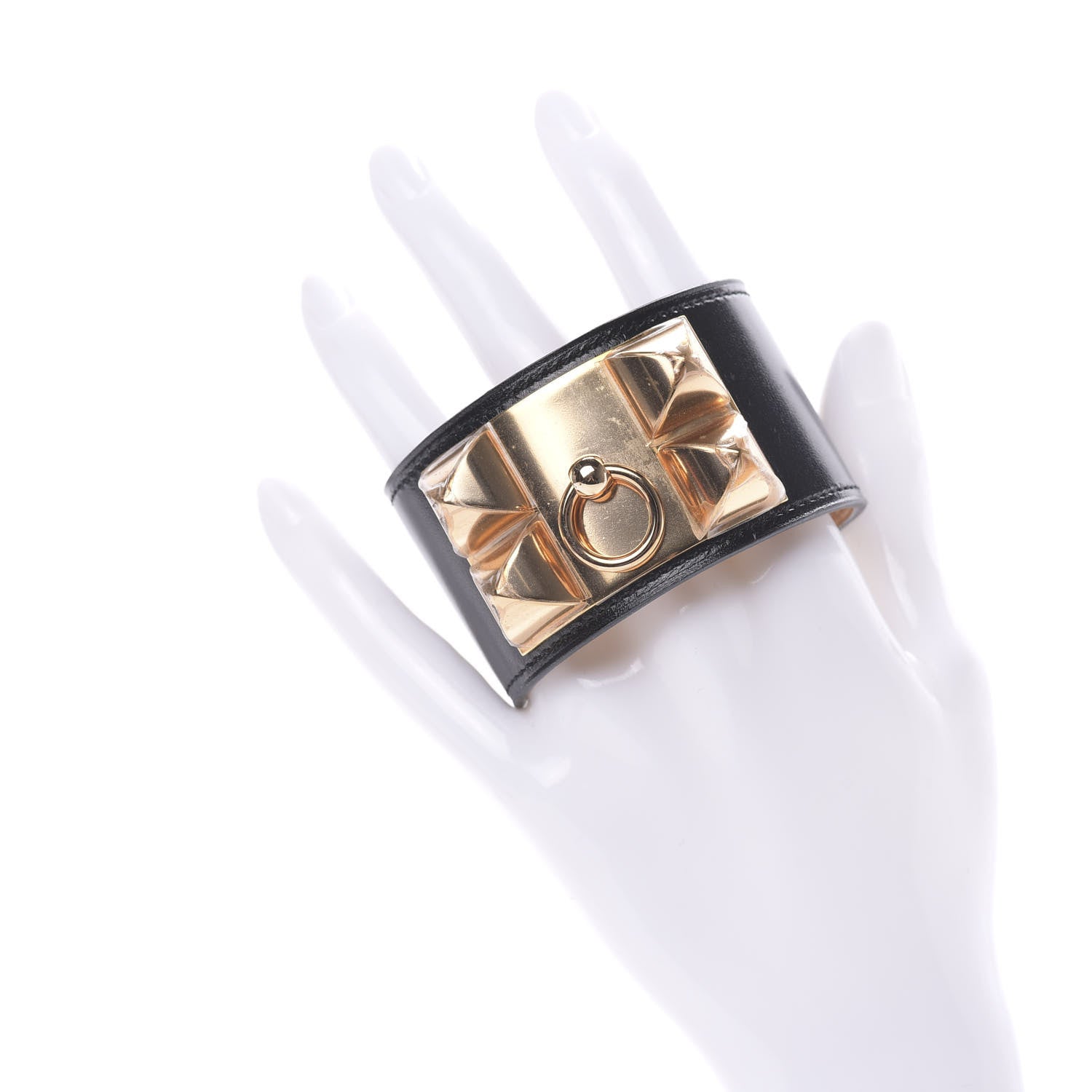 Hermes Box Collier de Chien CDC Bracelet T3 Black 2 of 8
