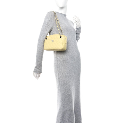 Chanel Caviar Quilted Timeless Camera Case Yellow 2 of 10
