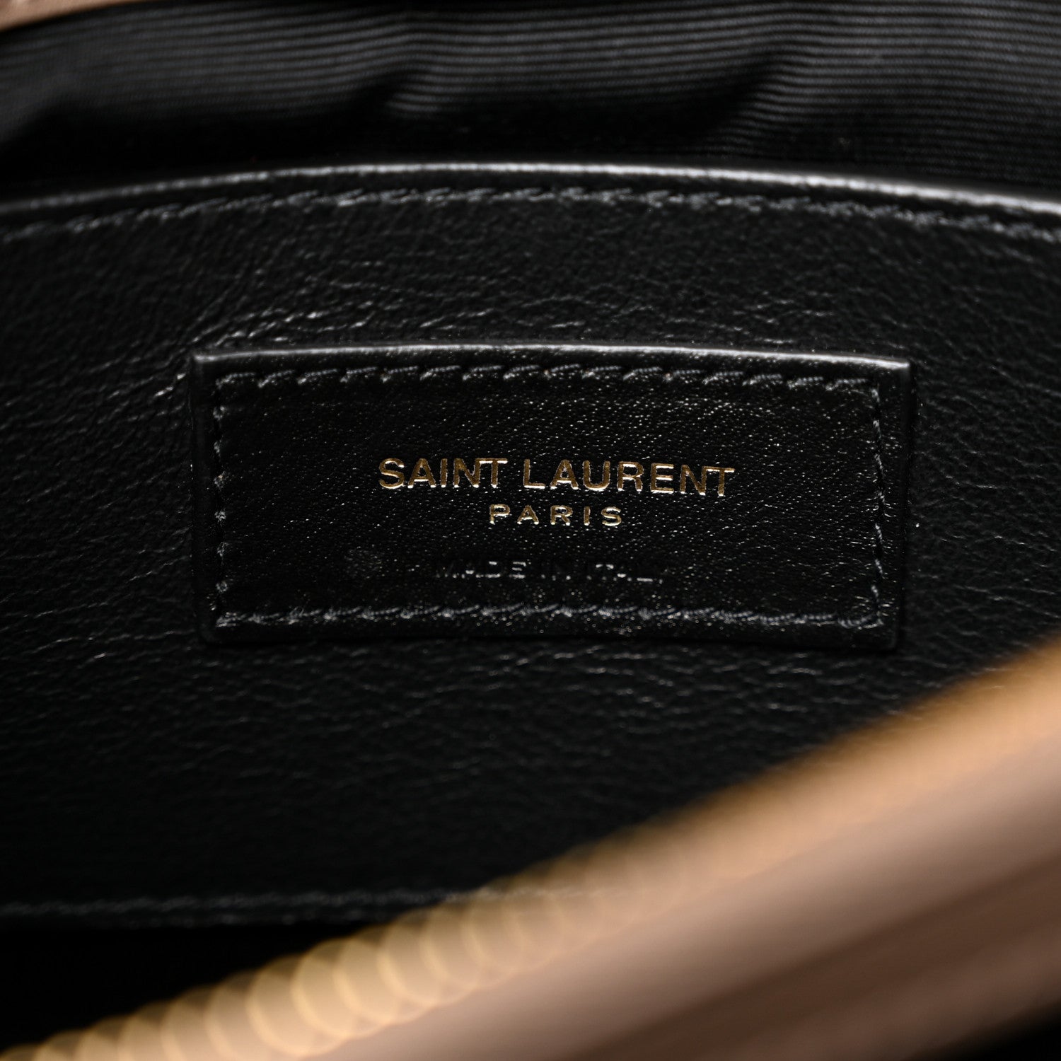 Saint Laurent Suede Matelasse Chevron Monogram Medium College Bag Taupe 7 of 11