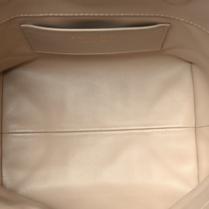 Christian Dior Calfskin Macrocannage Small Toujours Vertical Tote Powder Beige 5 of 11