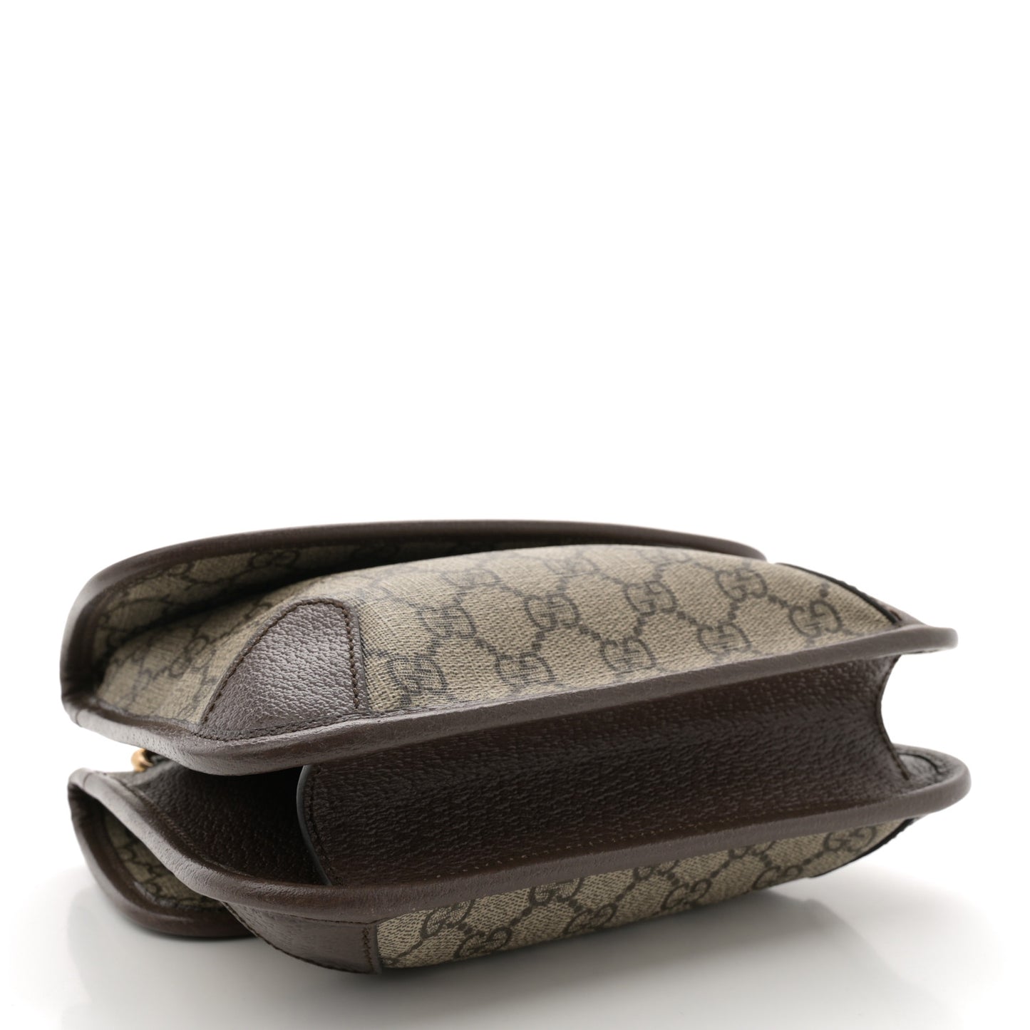 GG Supreme Monogram Web Small Neo Vintage Double Flap Messenger Bag Beige New Acero