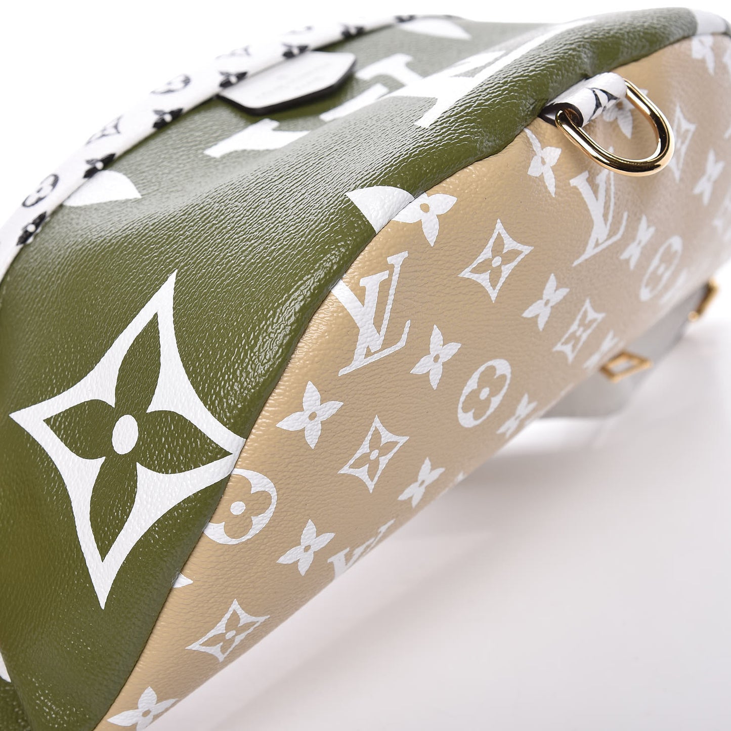 Monogram Giant Bumbag Kaki Beige