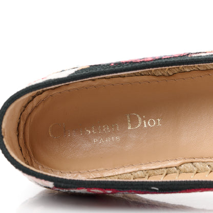 Christian Dior Embroidered Pop Granville Espadrille 40 Multicolor 7 of 8