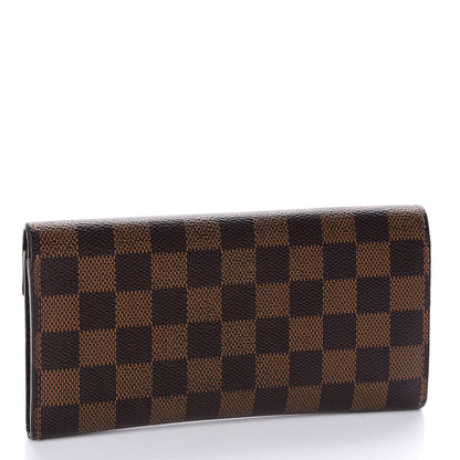 Louis Vuitton Damier Ebene Emilie Wallet 3 of 8