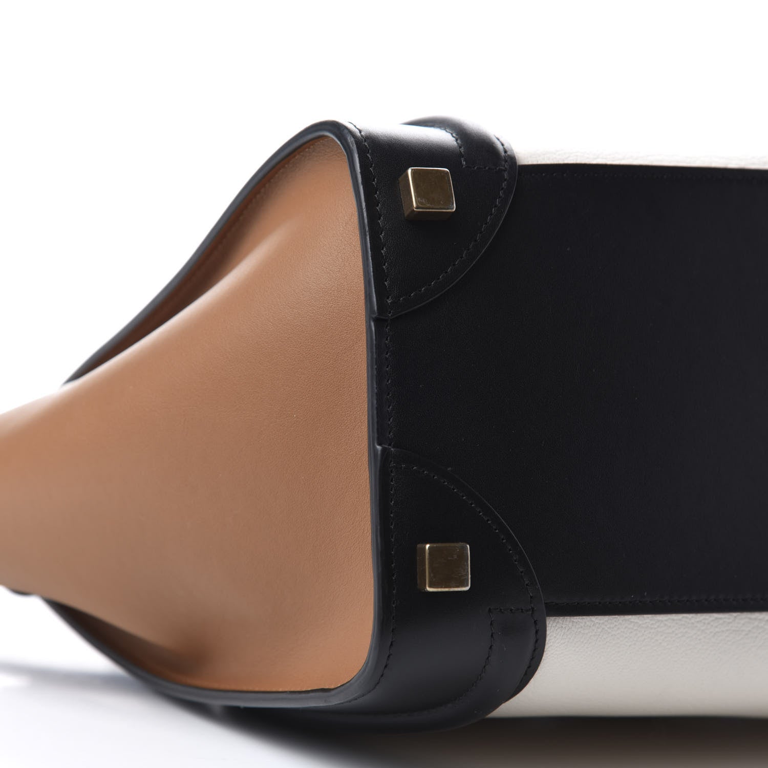 Celine Baby Grained Calfskin Tri-color Micro Luggage White 6 of 12
