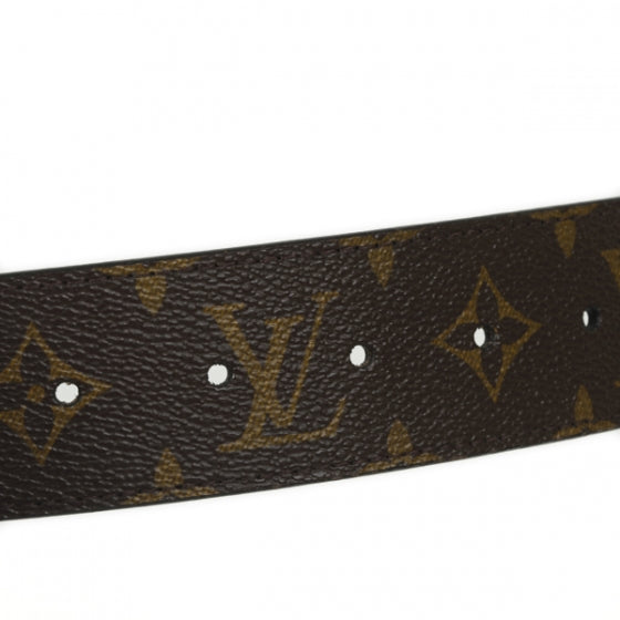 Macassar Monogram LV Initiales Reversible Belt100 40