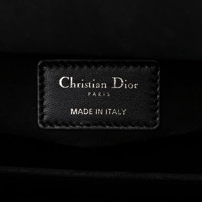 Christian Dior Lambskin Cannage Medium Lady Dior Black 6 of 14