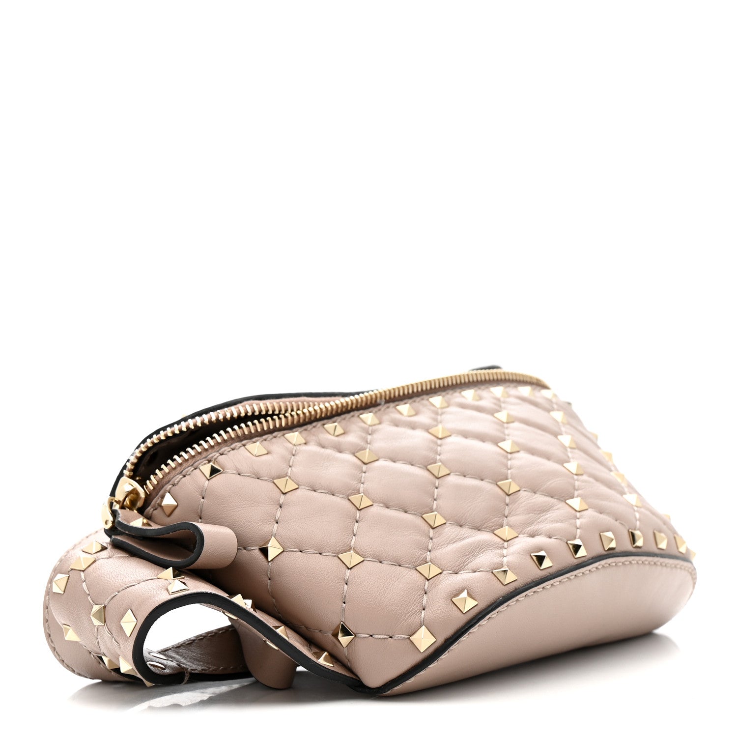Valentino Garavani Nappa Rockstud Spike Belt Bag Poudre 4 of 13