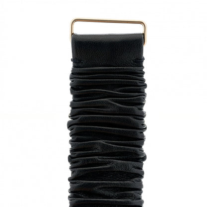 Chanel Lambskin Crystal Pearl CC Belt 85 34 Black 3 of 6