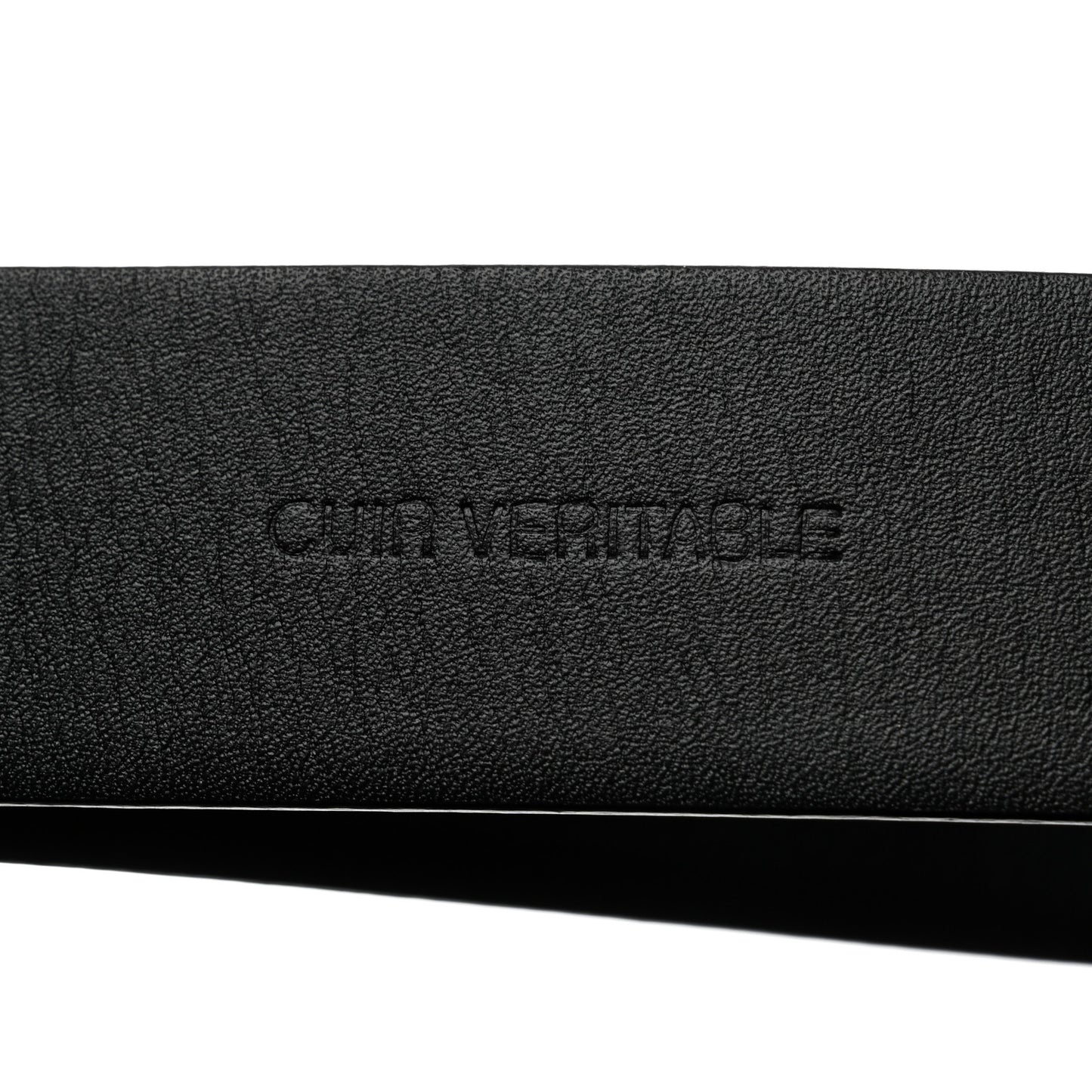 Calfskin CC Chain Belt 85 34 Black