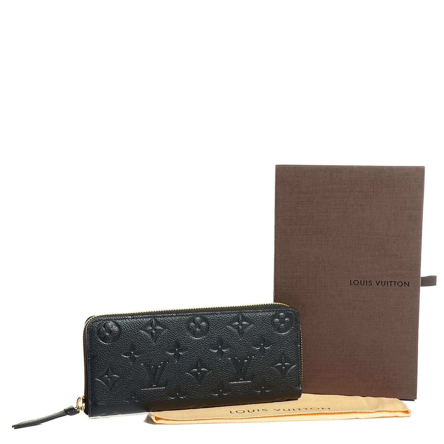 Louis Vuitton Empreinte Clemence Wallet Black 5 of 8