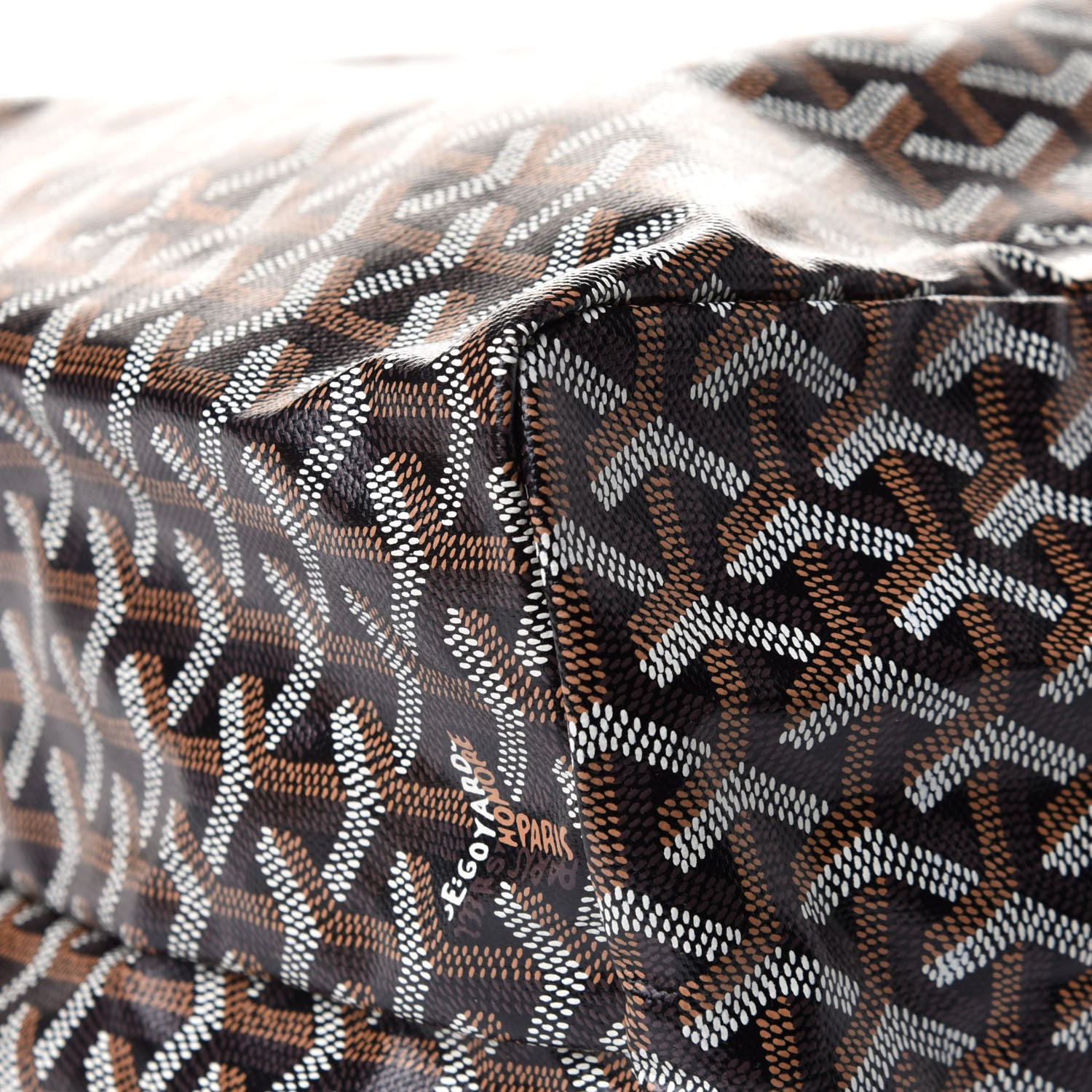 Goyard Goyardine Saint Louis GM Black Gold 8 of 11
