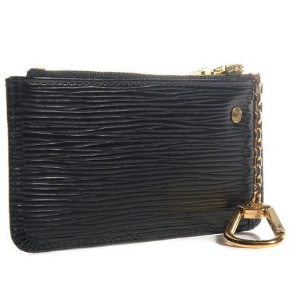 Louis Vuitton Epi Key Pouch Black 3 of 8