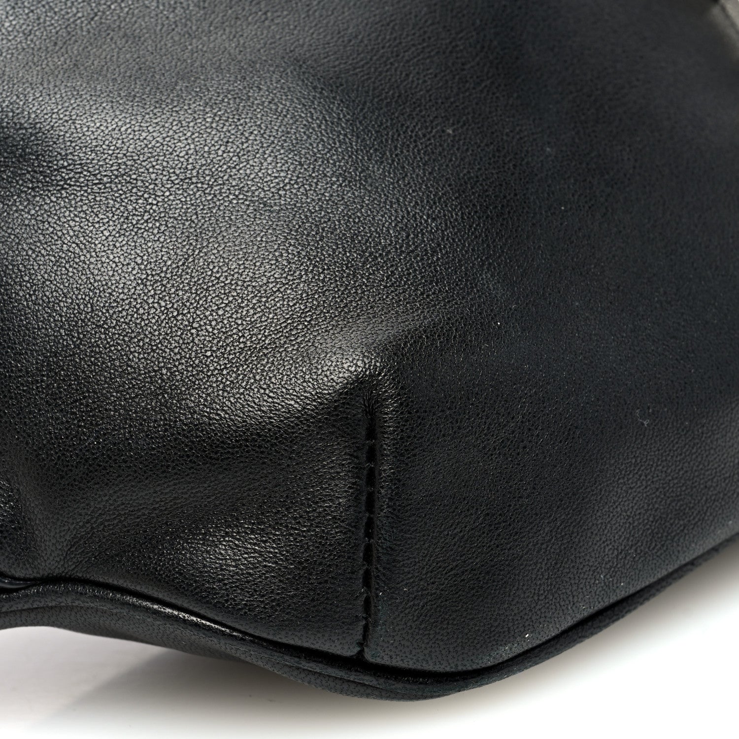 Saint Laurent Lambskin Monogram Belt Bag Black 8 of 9