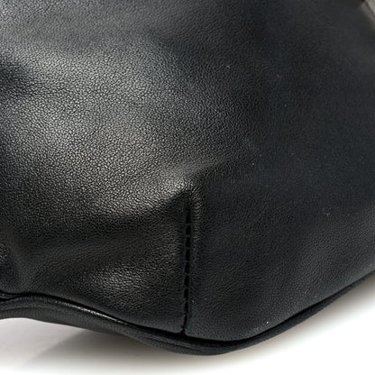 Saint Laurent Lambskin Monogram Belt Bag Black 8 of 9