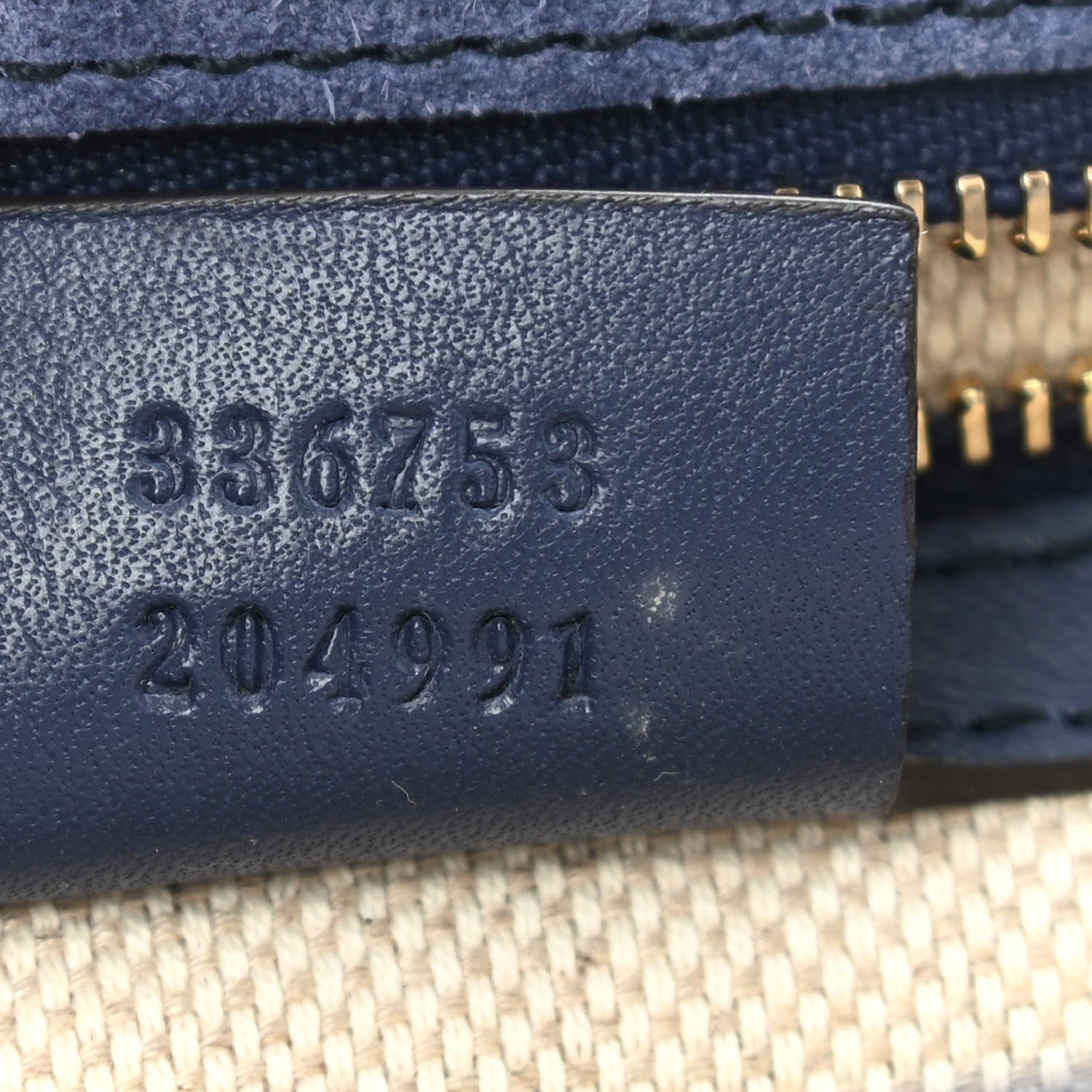 Gucci Soft Patent Medium Soho Clutch Uniform Blue 8 of 10