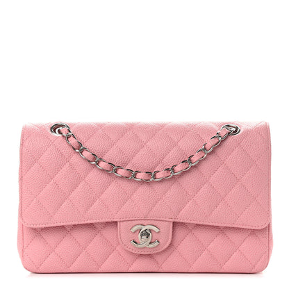 Chanel Caviar Quilted Medium Double Flap Pink 1 of 11