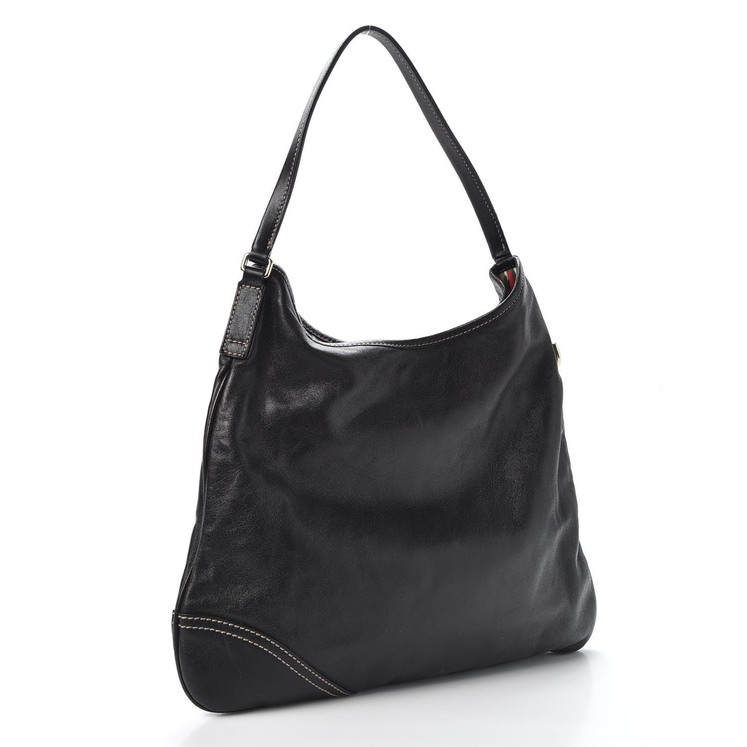 Gucci Calfskin Medium New Britt Hobo Black 2 of 9