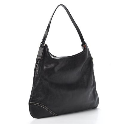 Gucci Calfskin Medium New Britt Hobo Black 2 of 9