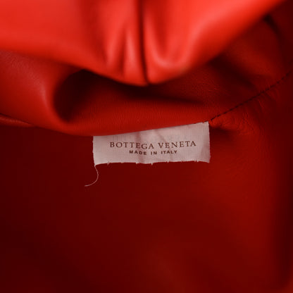 Bottega Veneta Nappa Maxi Intrecciato The Pouch Oversized Clutch Bright Red 7 of 12