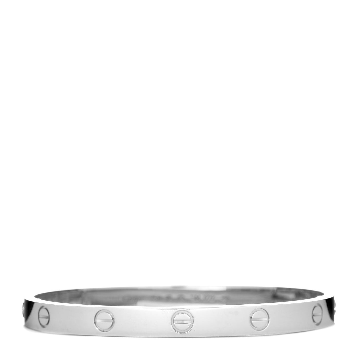 18K White Gold LOVE Bracelet 18
