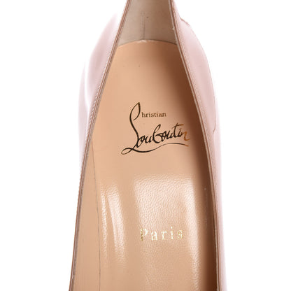 Christian Louboutin Patent Decollete 554 100 Pumps 40.5 Nude 7 of 9