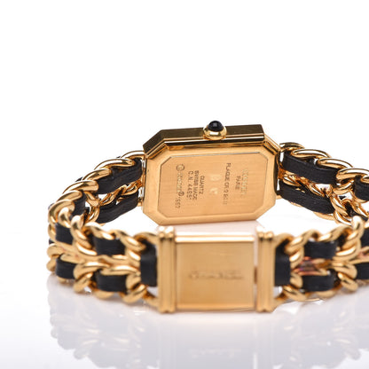 Chanel Stainless Steel Lambskin 20mm Chain Premiere Quartz Watch Gold L 5 of 6