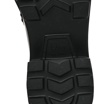 Christian Dior Brushed Calfskin Dior Code Lug Sole Platform 35mm Loafers 39.5 Black 7 of 8