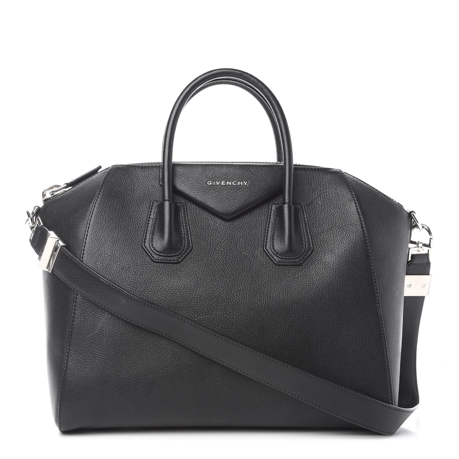 Givenchy Sugar Goatskin Medium Antigona Black 1 of 9