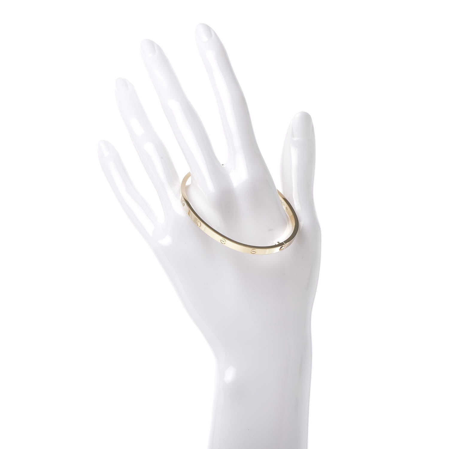 Cartier 18K Yellow Gold Small LOVE Bracelet 17 2 of 6