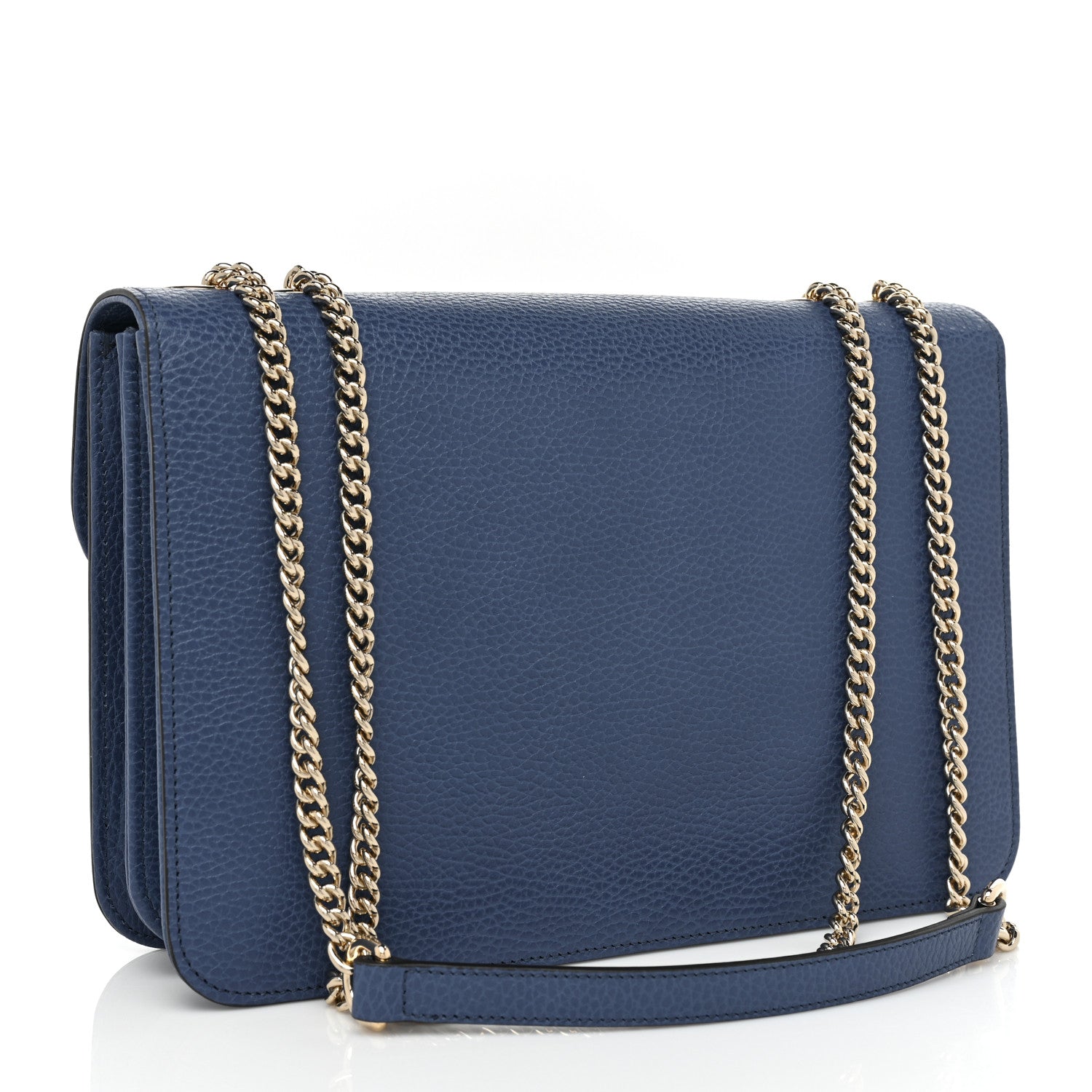 Gucci Dollar Calfskin Interlocking G Shoulder Bag Caspian 3 of 11