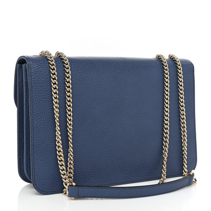 Gucci Dollar Calfskin Interlocking G Shoulder Bag Caspian 3 of 11