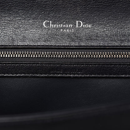 Christian Dior Grained Calfskin Medium Diorama Flap Bag Black 9 of 10