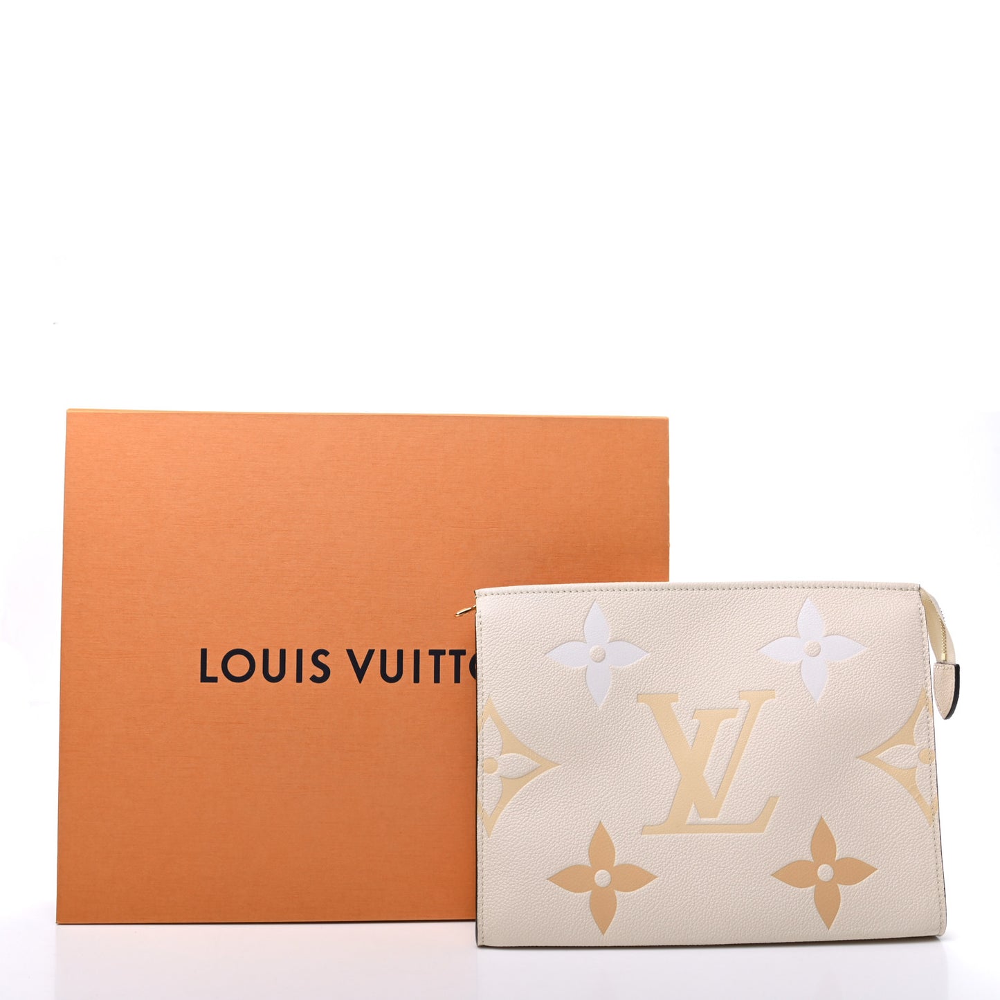 Empreinte Monogram Giant By The Pool Toiletry Pouch 26 Cream Saffron