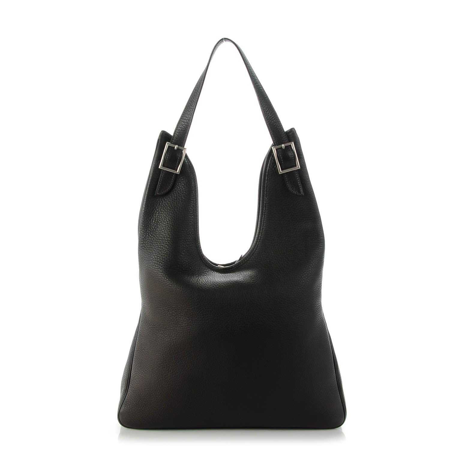 Hermes Taurillon Clemence Massai PM Chocolate 1 of 10