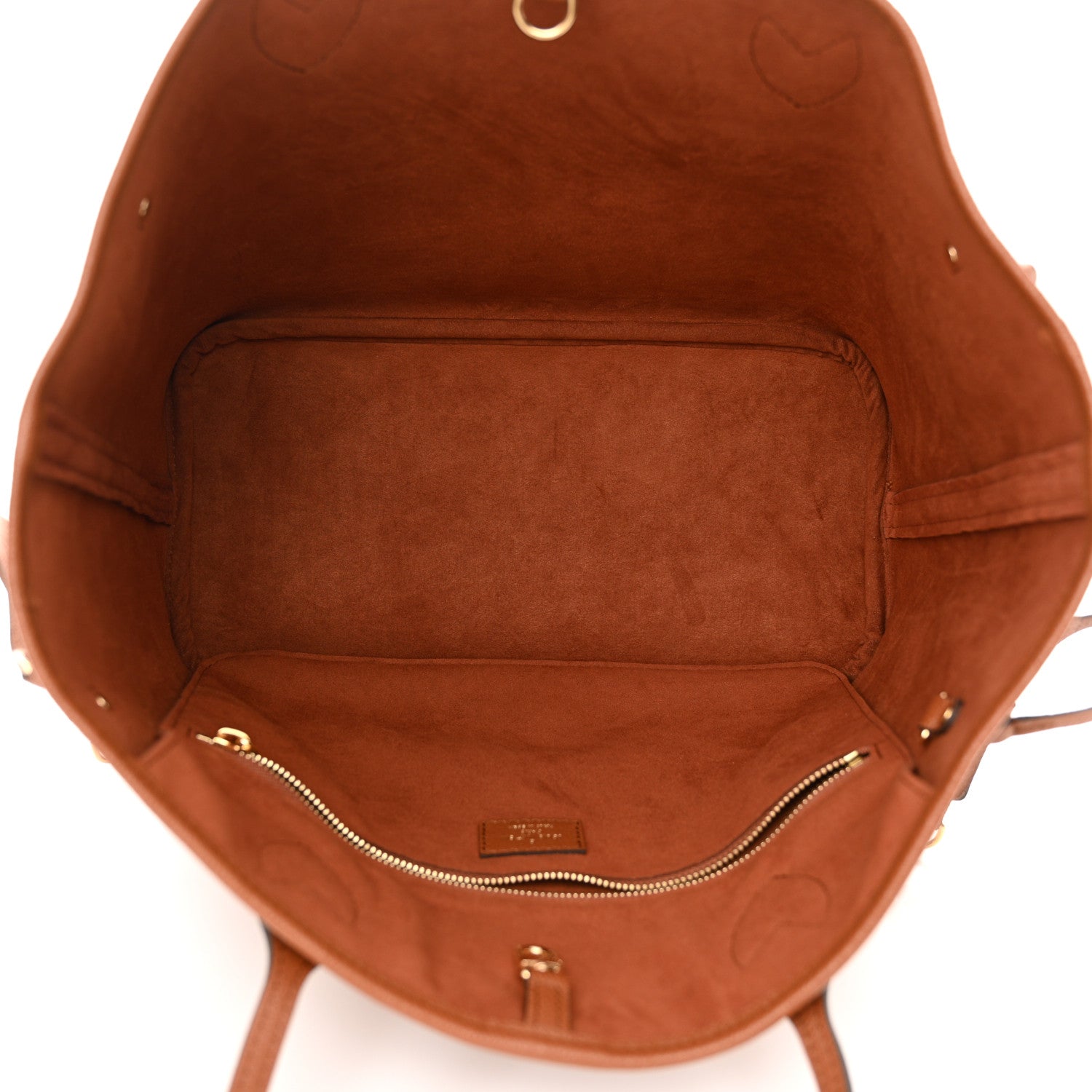 Louis Vuitton Empreinte Monogram Giant Neverfull MM Cognac 6 of 10