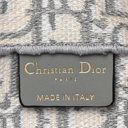 Christian Dior Oblique Slim Saddle Pouch Grey 6 of 10