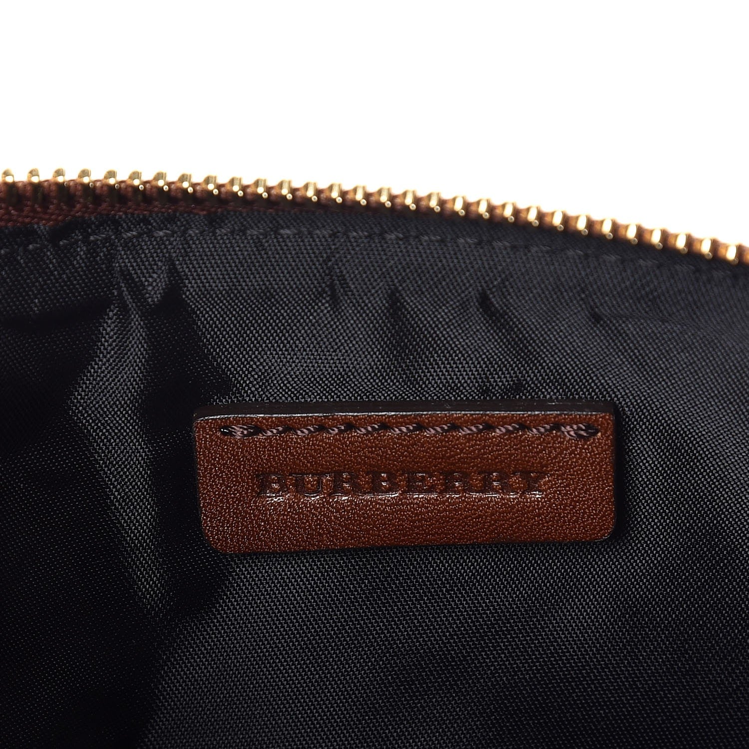 Burberry House Check Bridle Calfskin Peyton Crossbody Tan 6 of 7