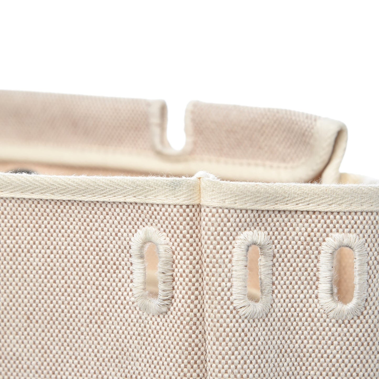 Toile Vache Calfskin Herbag 30 PM Black Natural