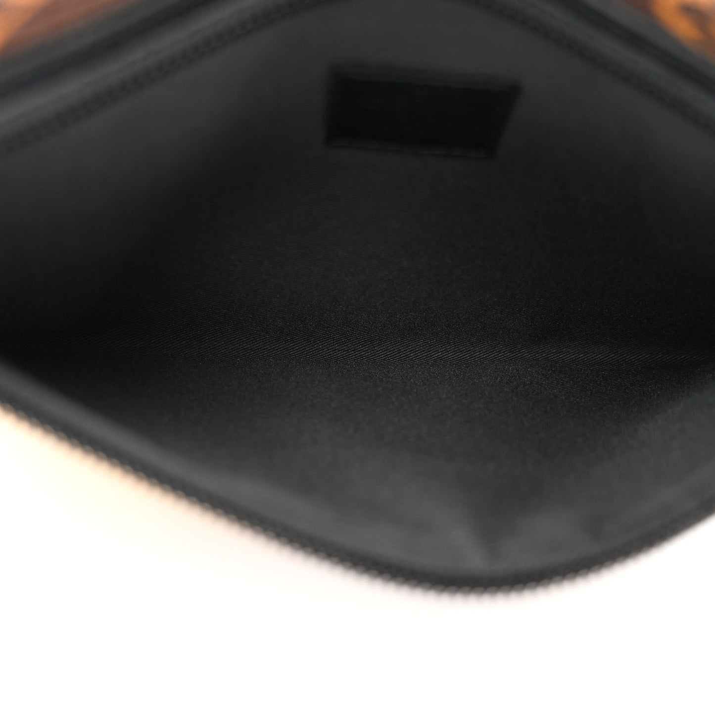 LOUIS VUITTON Monogram Double Flat Messenger Marron