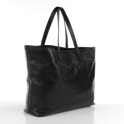 Gucci Calfskin Horsebit Embossed Large Tote Black 3 of 7