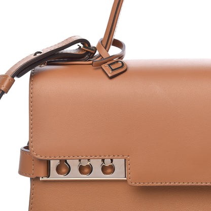 Delvaux Calfskin MM Tempete Satchel Camel 8 of 11