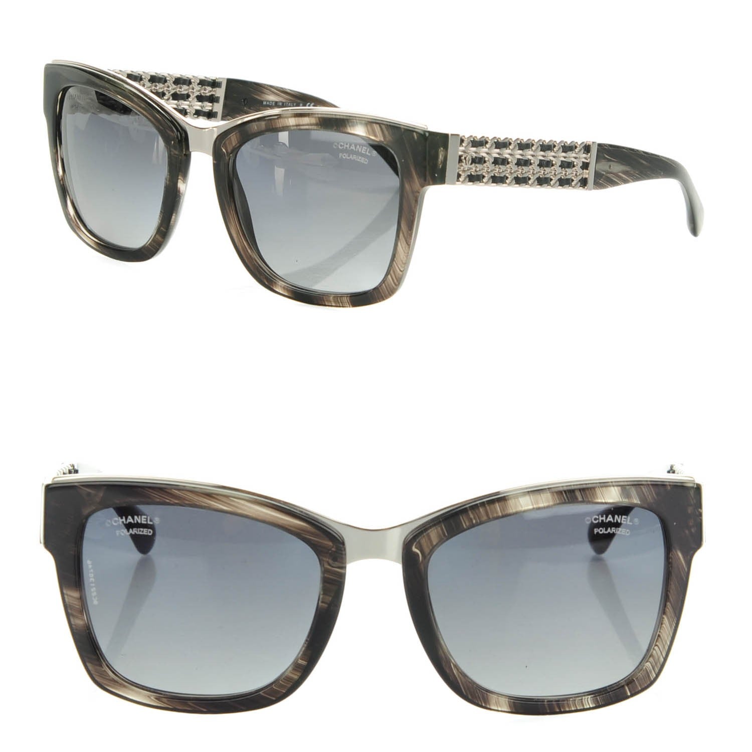 Chanel Square Chain Sunglasses 5362-Q Shaded Black 1 of 5