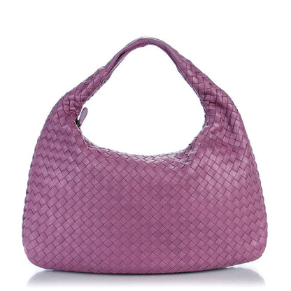Bottega Veneta Nappa Intrecciato Medium Veneta Hobo Purple 1 of 7