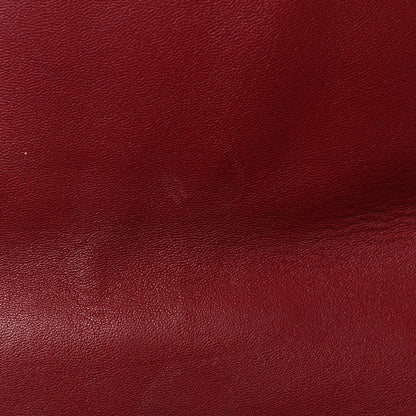 Chanel Lambskin Vertical Stitch Jumbo Single Flap Dark Red 14 of 16