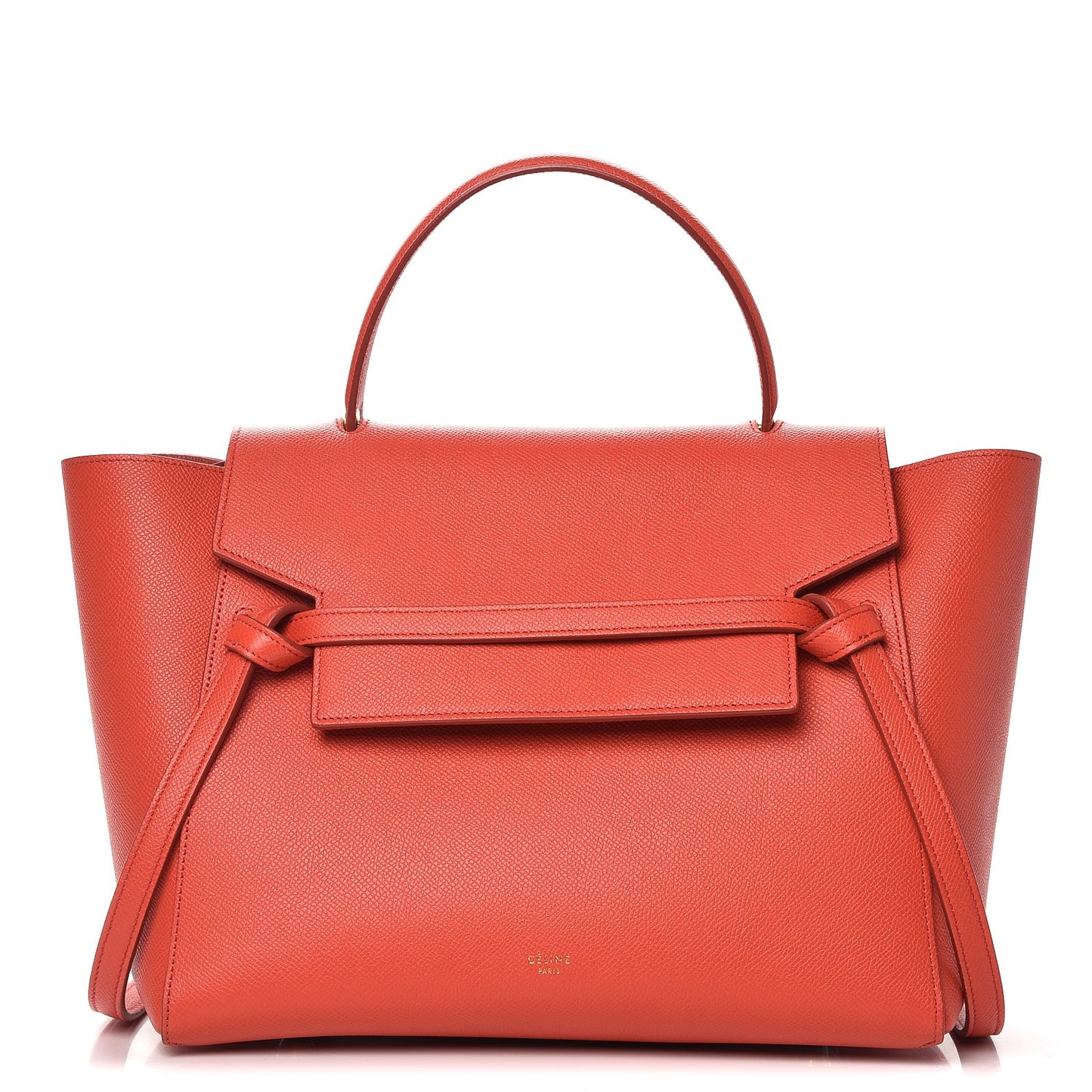 Grained Calfskin Mini Belt Bag Poppy