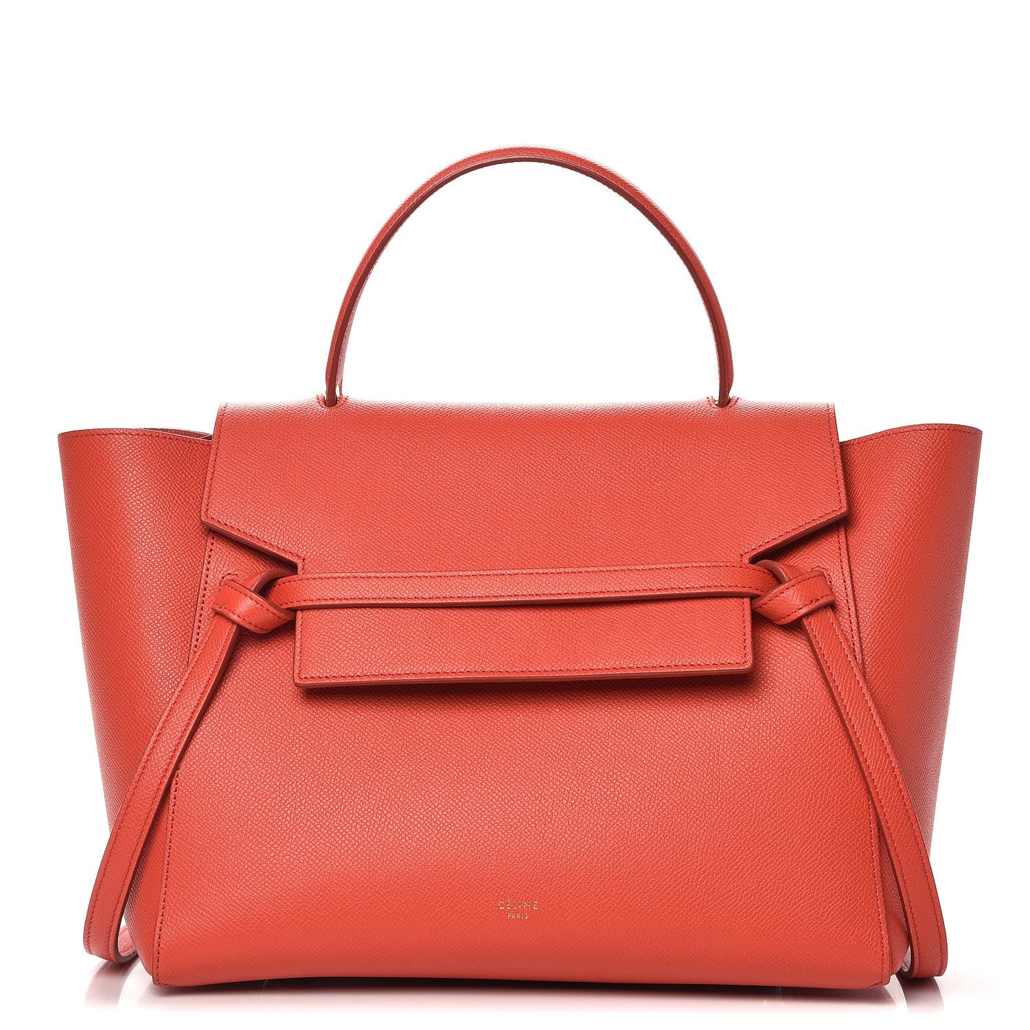 Celine Grained Calfskin Mini Belt Bag Poppy 1 of 9
